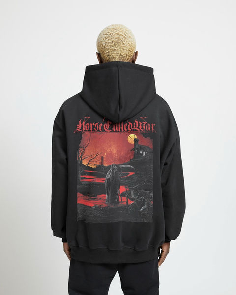Horse Called War Oversize Hoodie – 1. görsel