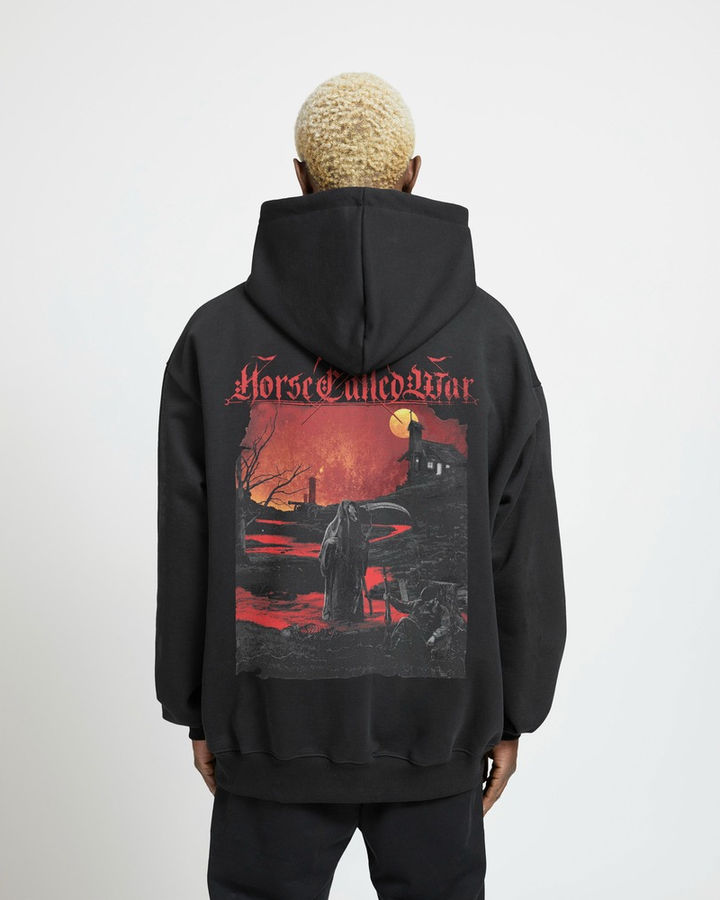 Horse Called War Oversize Hoodie – ön yüz