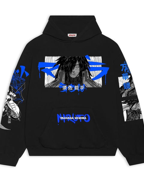 Madara Naruto Oversize Hoodie | Anime Kapüşonlu – 1. görsel