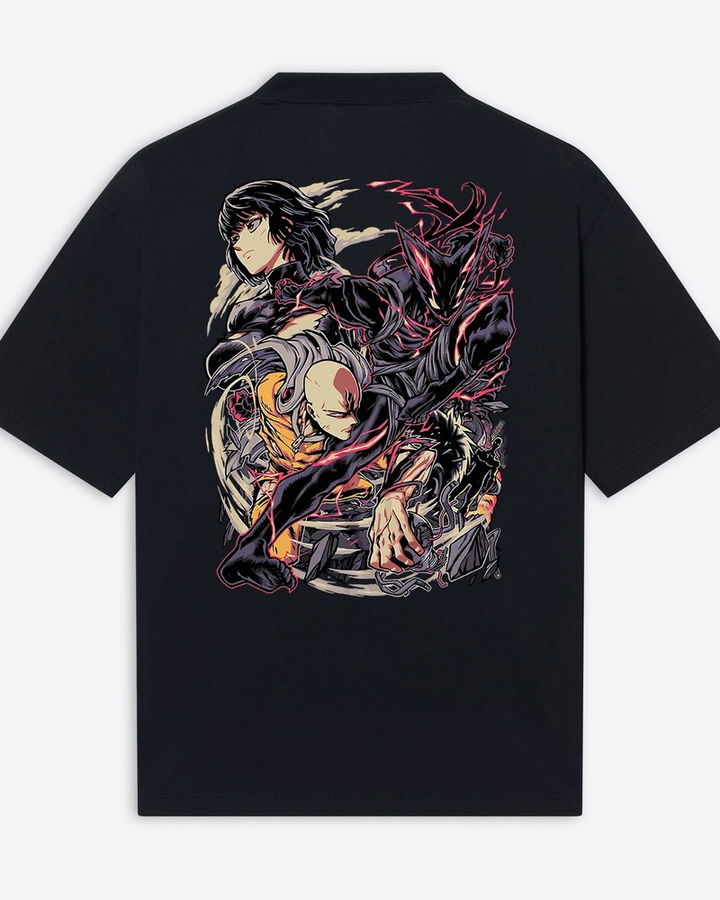 One Punch Man Oversize Tişört – ön yüz