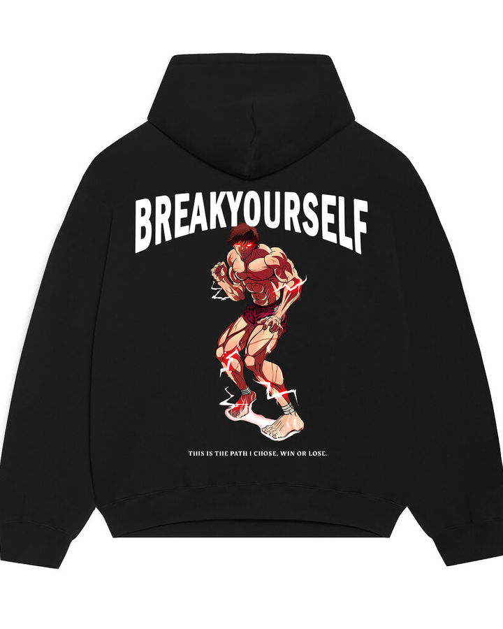 Baki 99 Oversize Hoodie – ön yüz