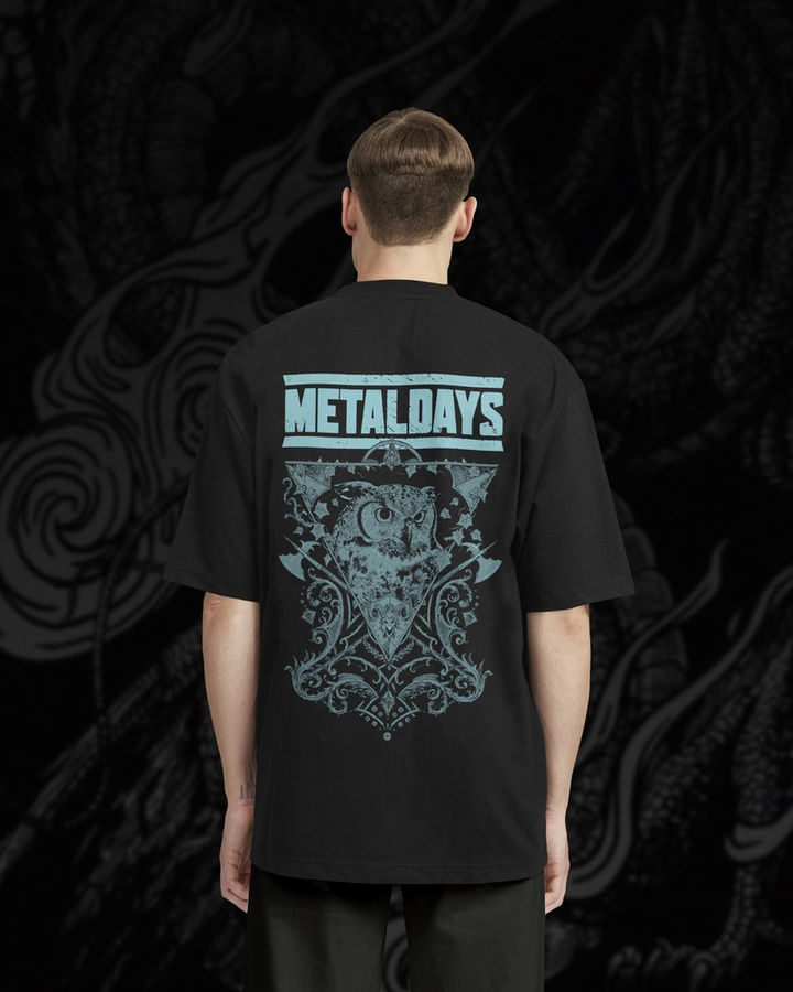 Metaldays V2 Oversize Tişört – ön yüz