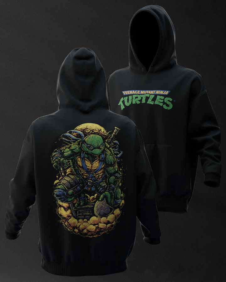 Leonardo Ninja Turtles Oversize Hoodie – ön yüz