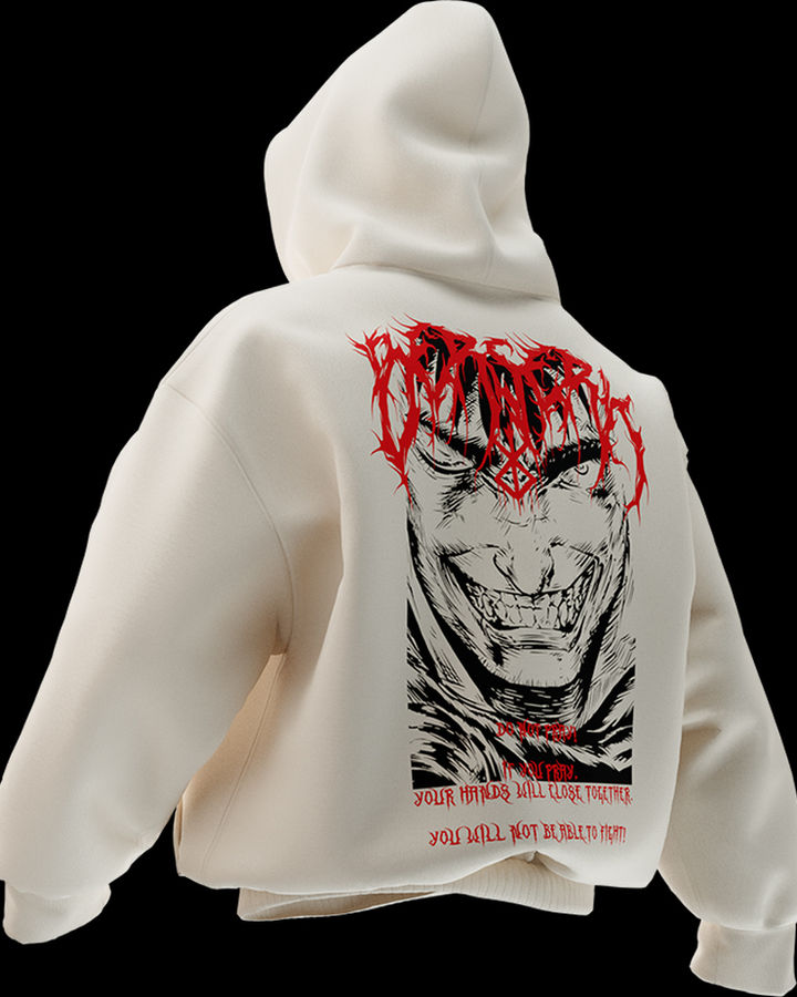 Demon Child Berserk Oversize Hoodie – ön yüz