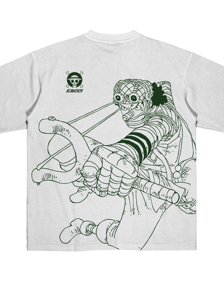Sniper One Piece Oversize Tişört – ön yüz
