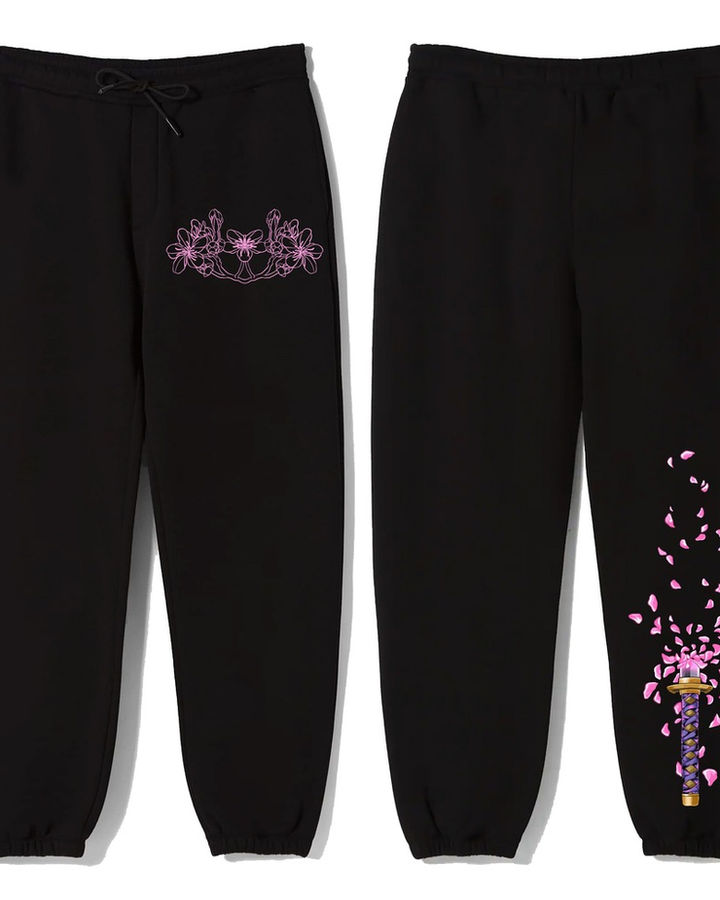 Byakuya Bleach Oversize Eşofman – ön yüz
