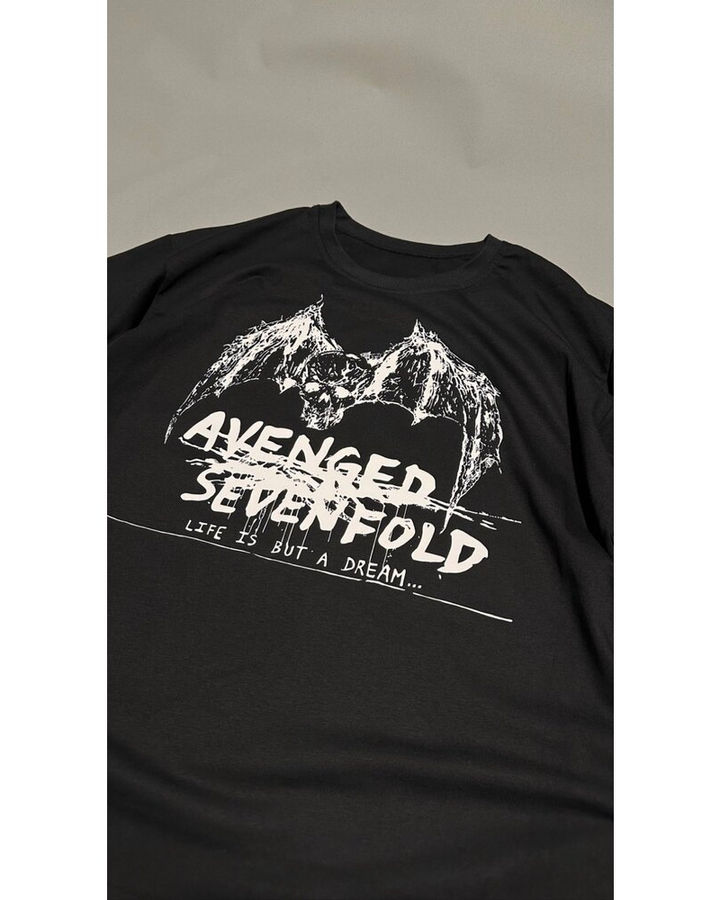 Avenged Sevenfold V2 Oversize Tişört – ön yüz