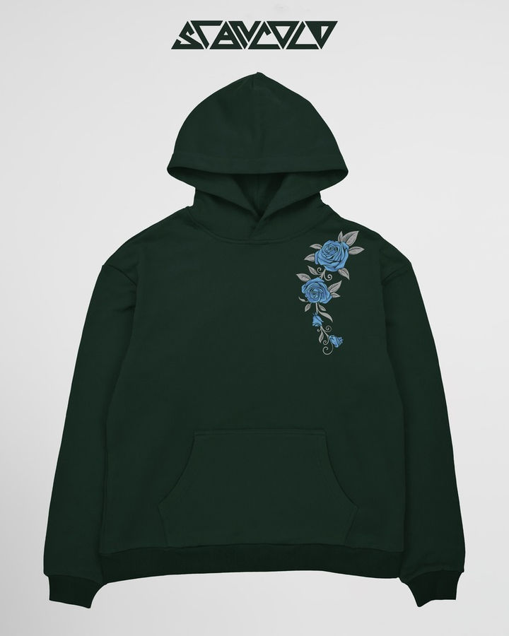 Gojo Flowers Jujutsu Kaisen Oversize Hoodie – ön yüz