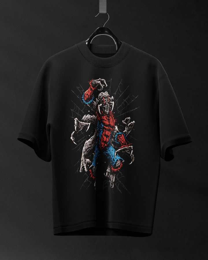 Amazing Spider-Man Oversize Tişört – ön yüz