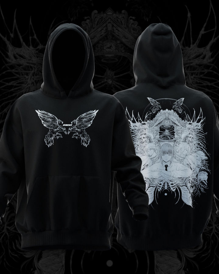Butterfly Effect Chainsaw Man Oversize Sweatshirt – ön yüz