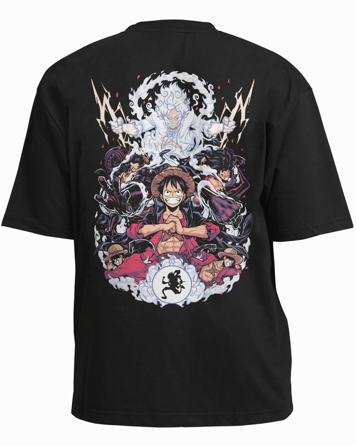 All Luffy V2 Oversize Tişört – ön yüz