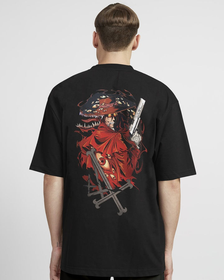 Alucard Hellsing Oversize Tişört – ön yüz