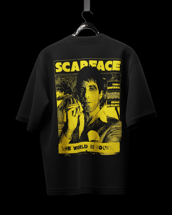 Scarface Oversize Tişört – ön yüz