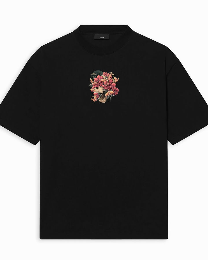 Rose Death Oversize Tişört – ön yüz