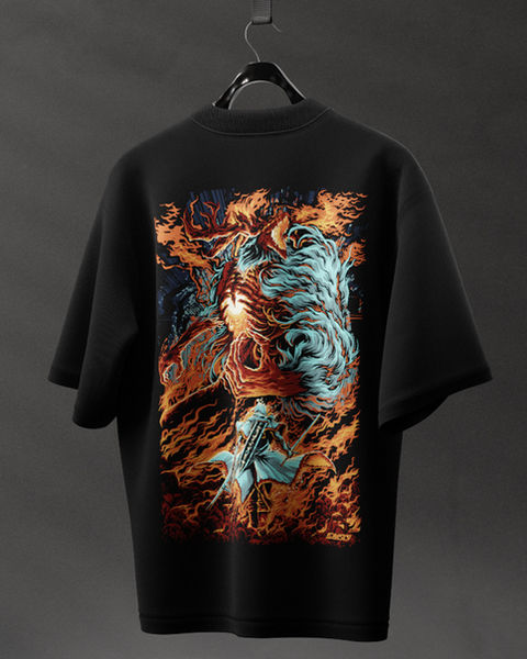 The First-Last Vicar Bloodborne Oversize Tişört – 1. görsel