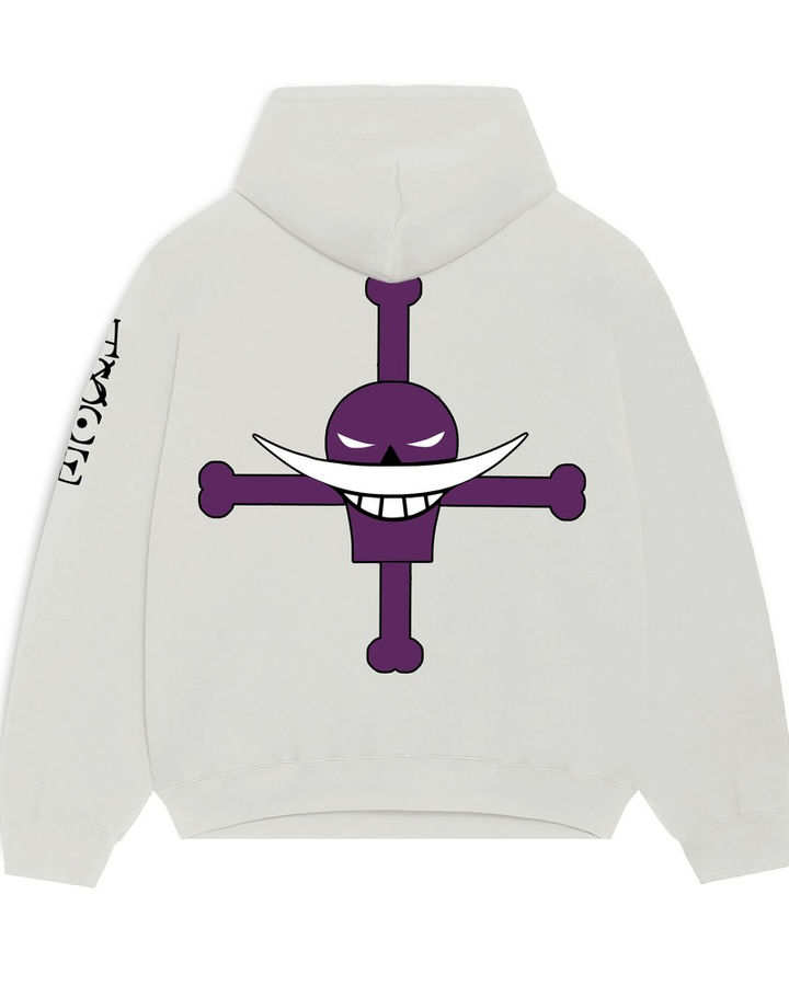 Ace Whitebeard One Piece Oversize Hoodie – ön yüz