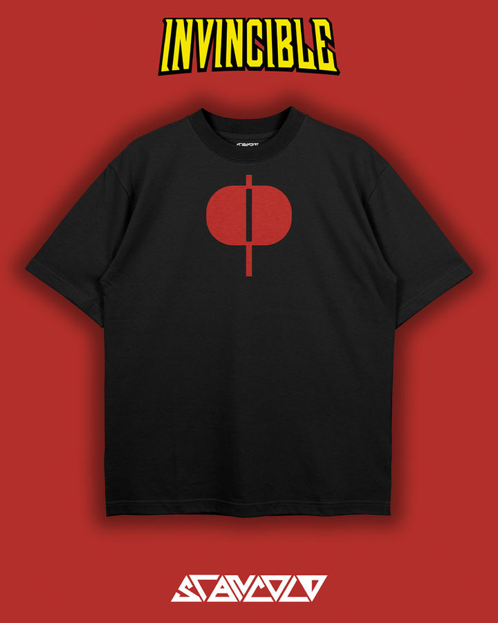 Omni-Man 0 Invincible Oversize Tişört – ön yüz