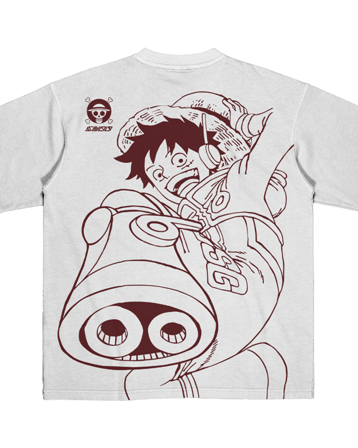 Pirate King One Piece Oversize Tişört – ön yüz