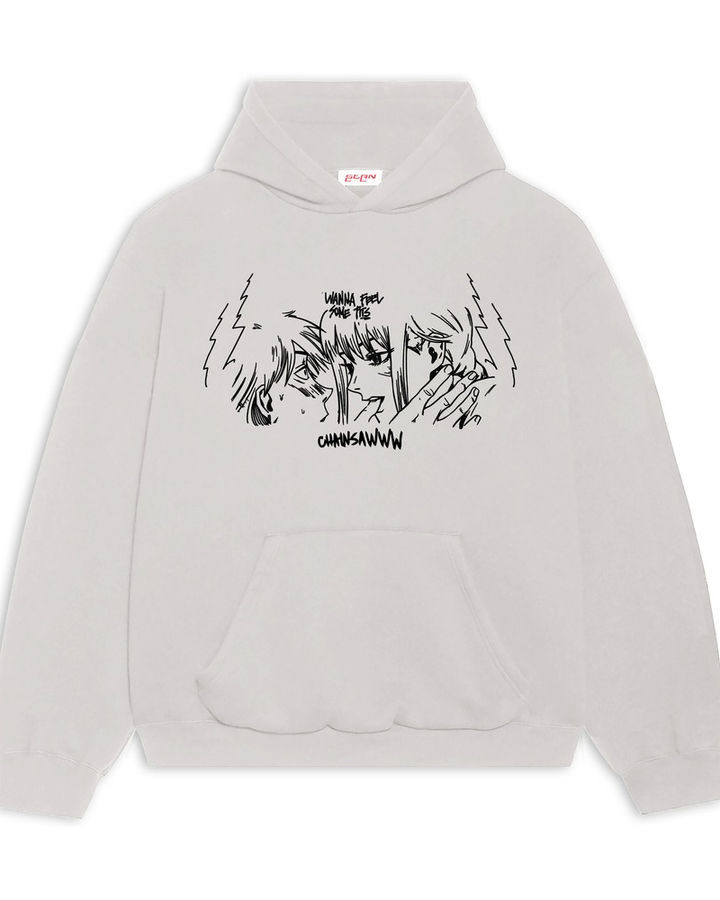 Chainsaw Man Oversize Hoodie – ön yüz
