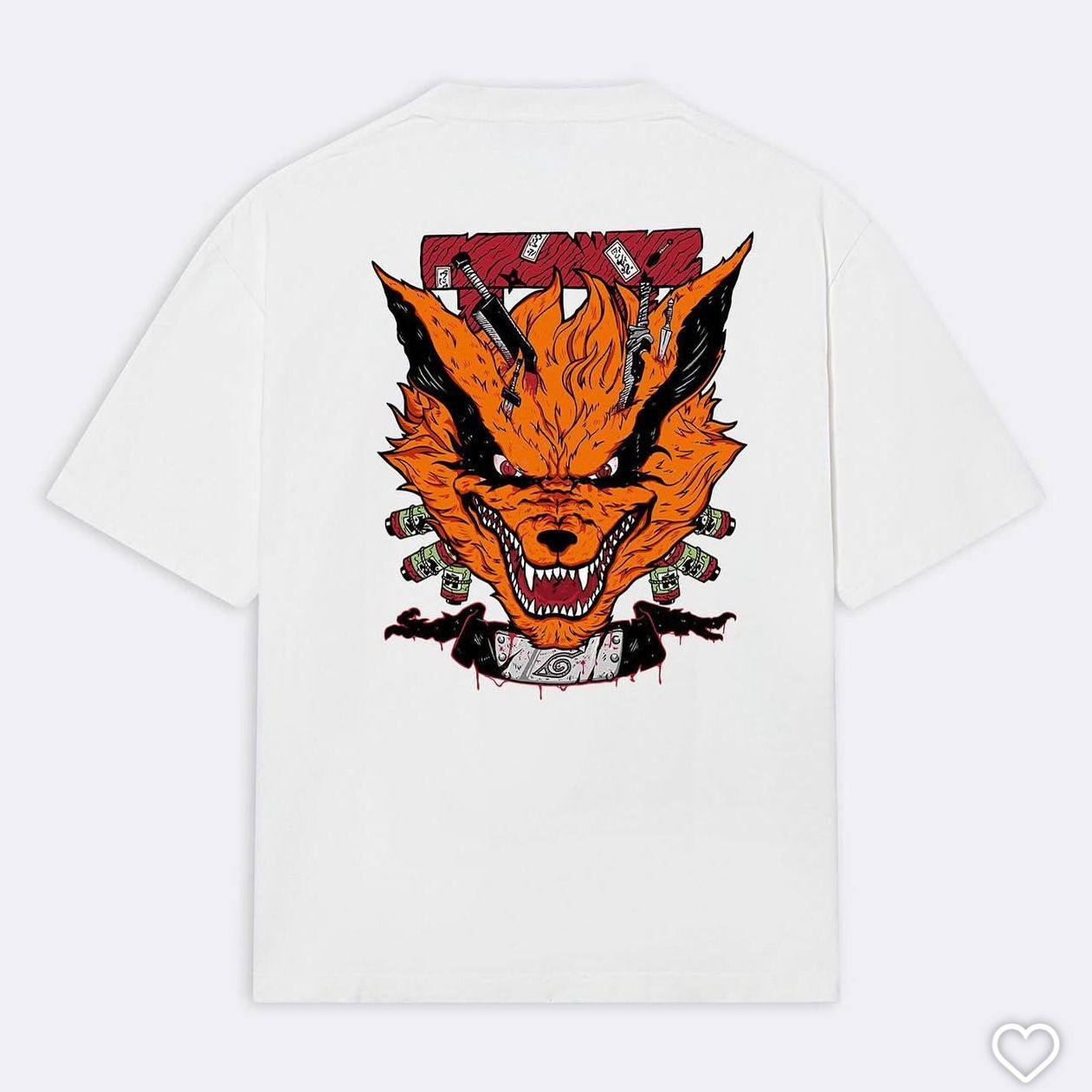 Kurama Naruto OVERSIZE T-SHIRT