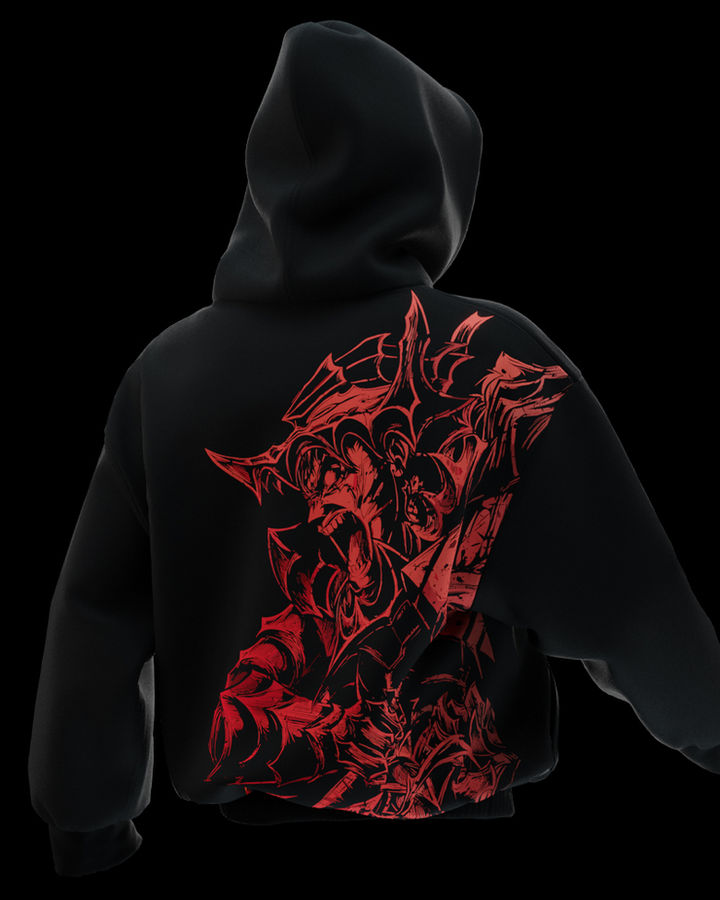 Beast Berserk Oversize Hoodie – ön yüz