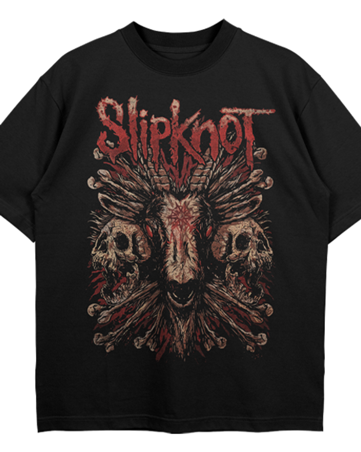Slipknot V3 Oversize Tişört – ön yüz