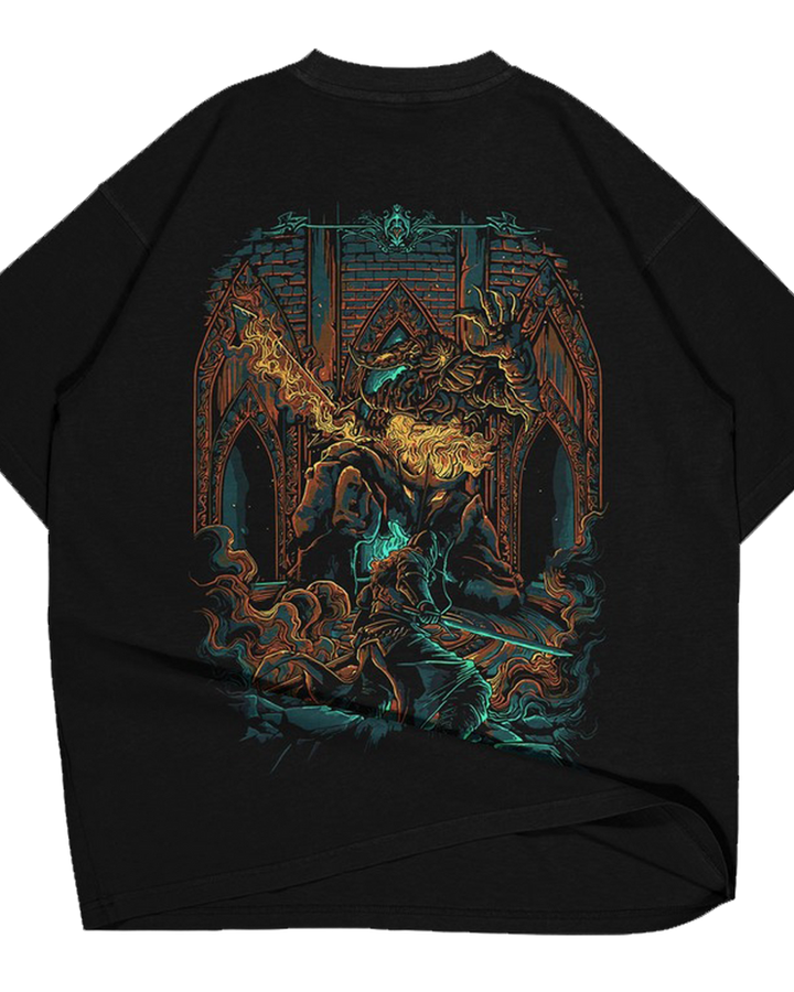 The King Slayer Dark Souls OVERSIZE TSHIRT – ön yüz
