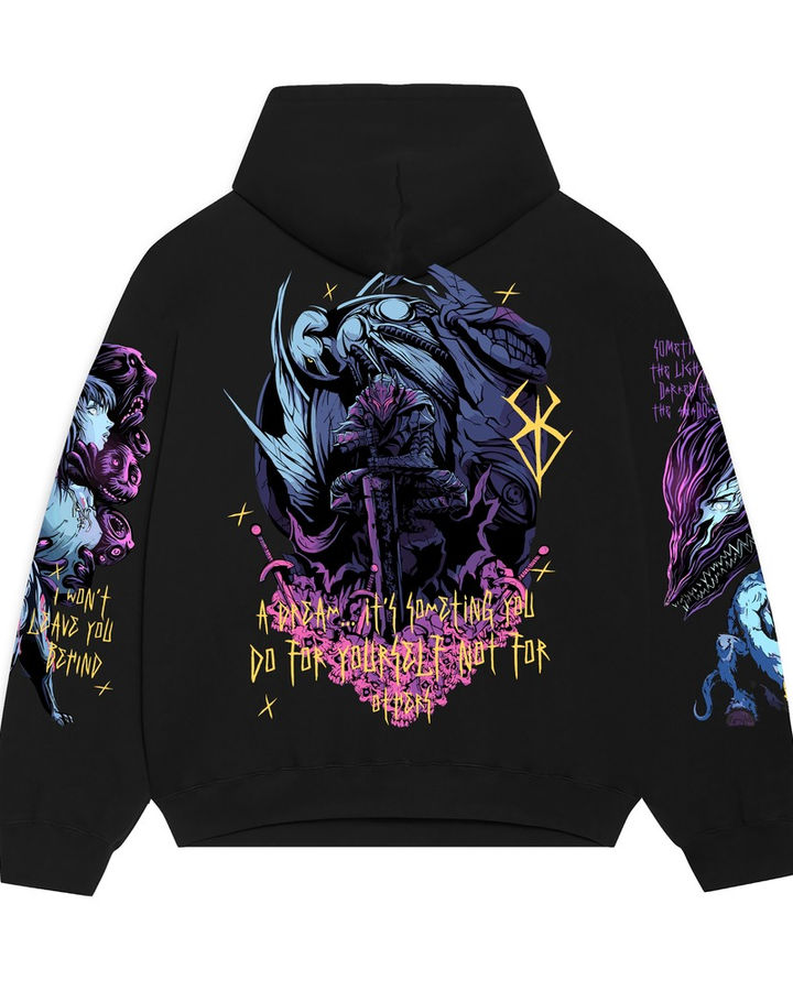 Alone G.A.G Berserk Oversize Hoodie – ön yüz