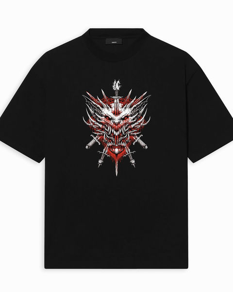 Death Oversize Tişört – 1. görsel