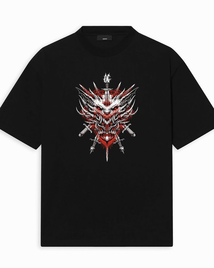 Death Oversize Tişört – ön yüz