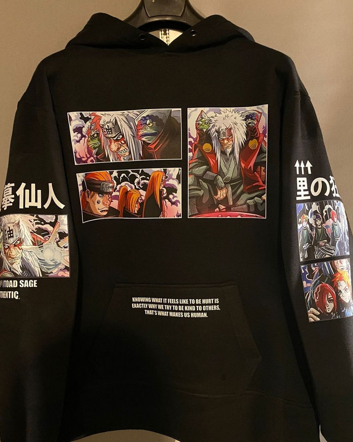 Jiraiya Naruto Oversize Hoodie – ön yüz