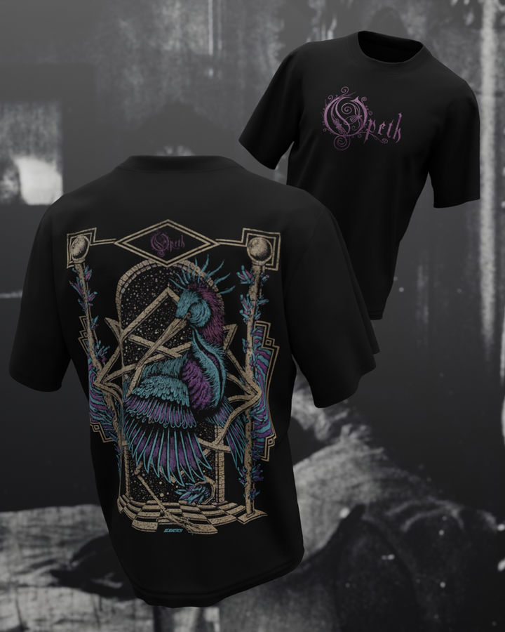 Opeth Stork Oversize Tişört – ön yüz