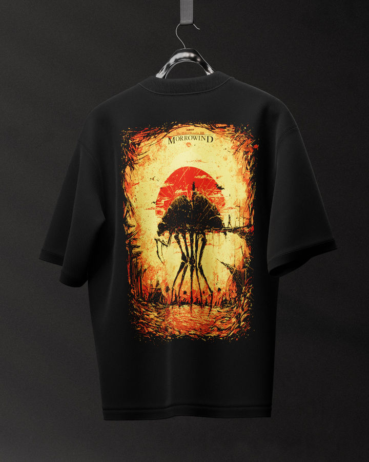 Morrowind The Elder Scrolls 3 Oversize Tişört – ön yüz