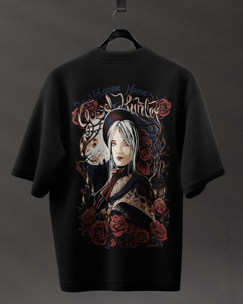 Good Hunter Bloodborne Oversize Tişört – 1. görsel