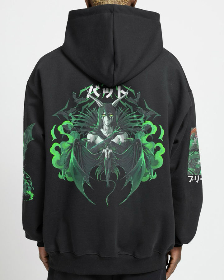 Ulquiorra Bleach Oversize Hoodie – ön yüz