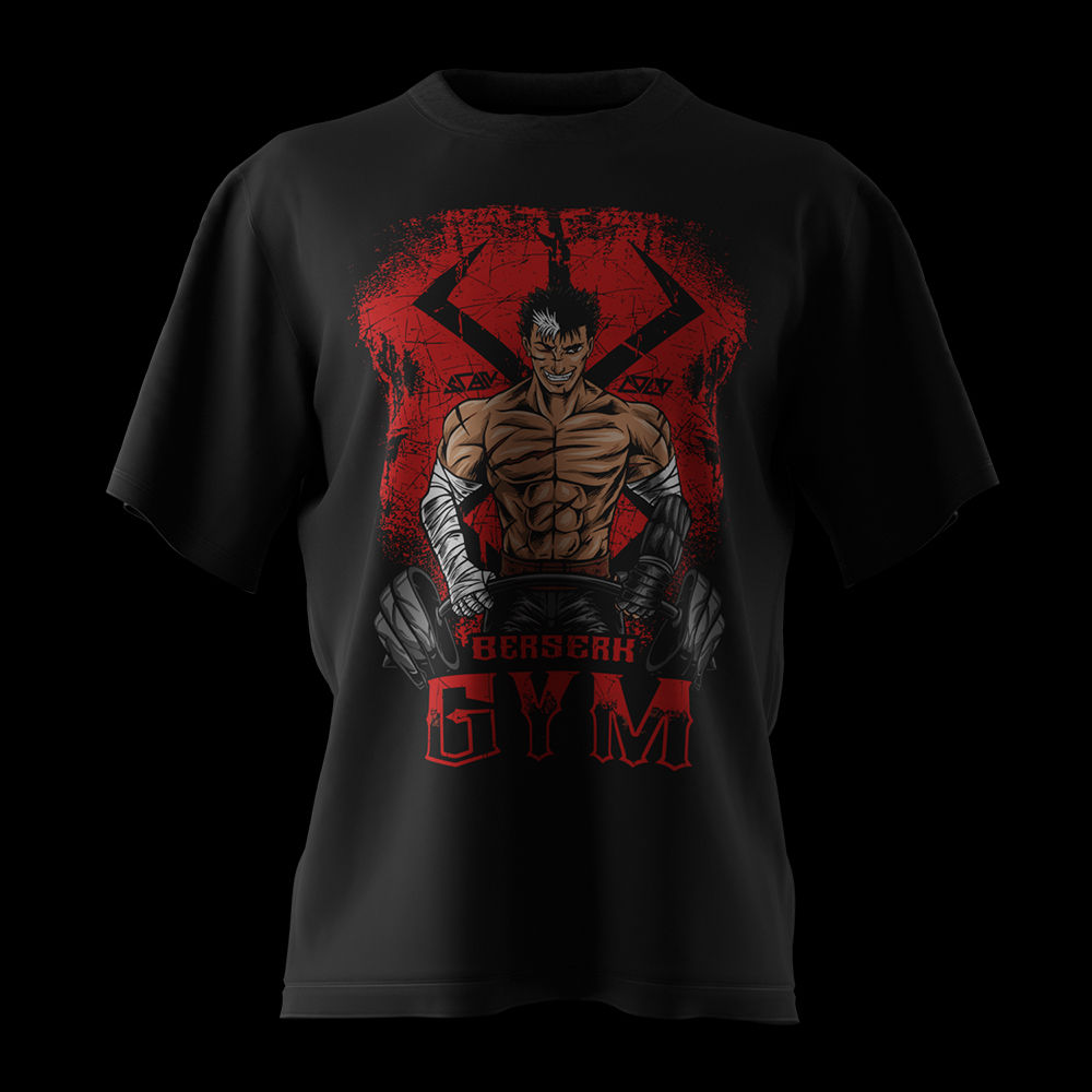 Berserk GUTS v2 GYM OVERSIZE T-SHIRT