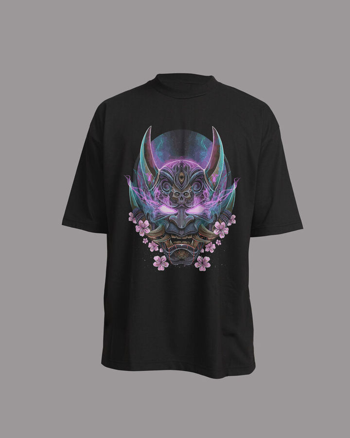 Elektrica Demon Oversize Tişört – ön yüz