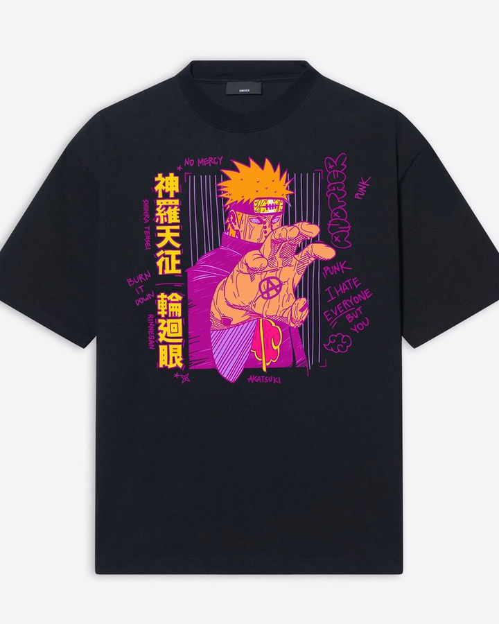 Akatsuki 0 Naruto Oversize Tişört – ön yüz