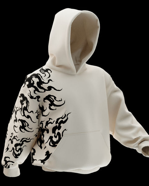 Sasuke Cursed Oversize Sweatshirt – 1. görsel