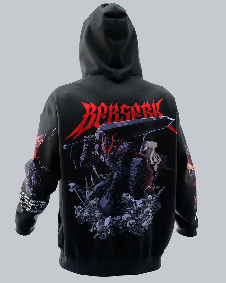 Berserk Oversize Hoodie – ön yüz