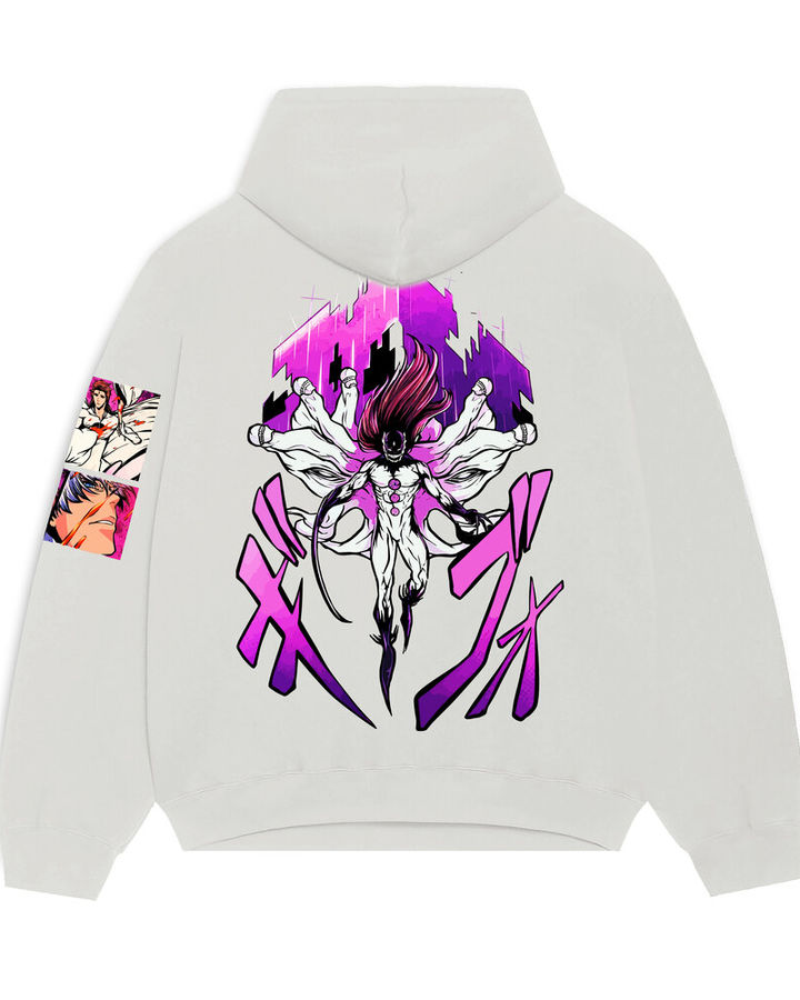 Aizen Bleach Oversize Hoodie v2 – ön yüz