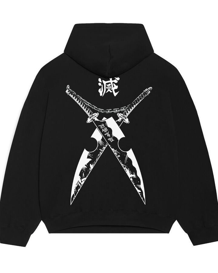 Tengen Knife Demon Slayer Oversize Hoodie – ön yüz