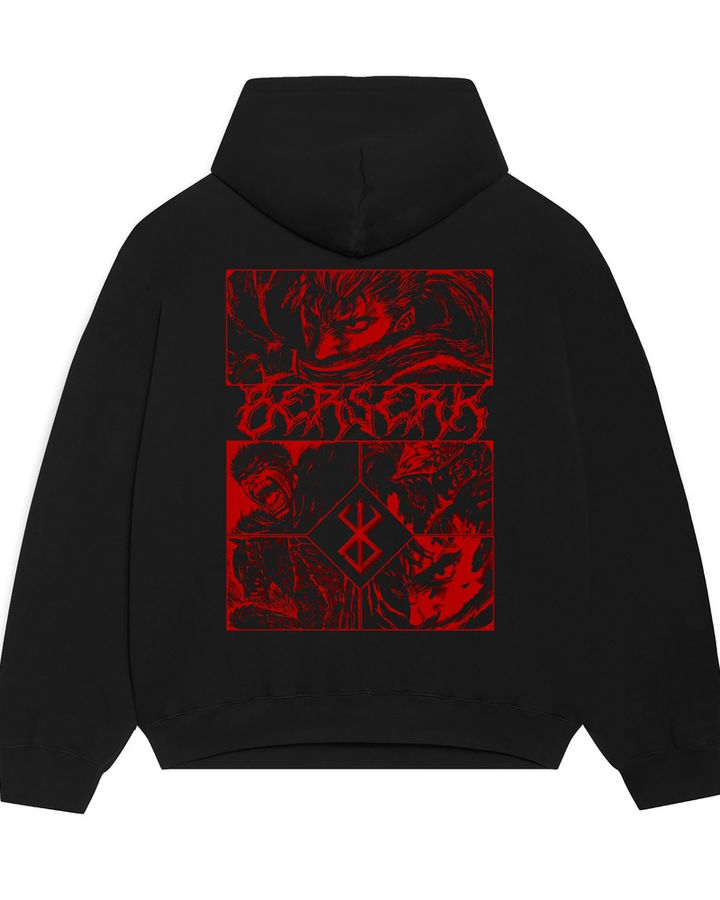 Guts 99 Berserk Oversize Hoodie – ön yüz