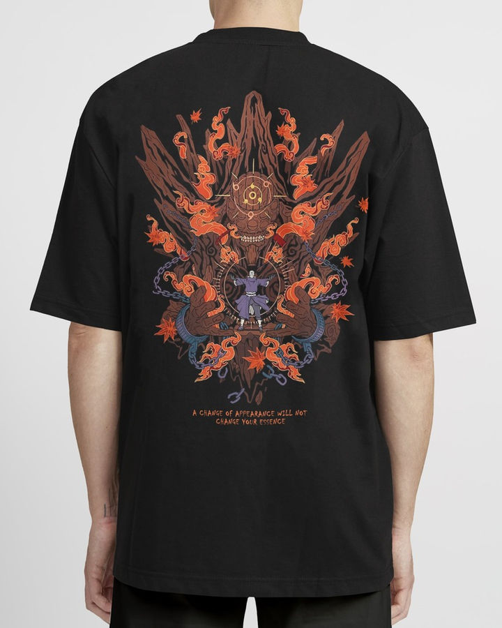 Obito V2.0 Oversize Tişört – ön yüz