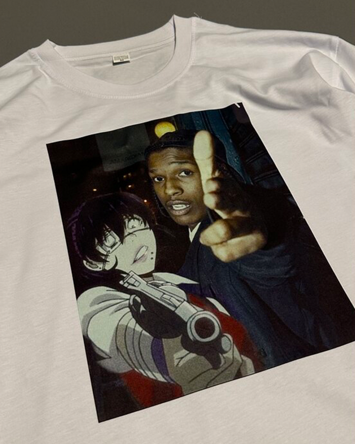 FAYE VALENTINE COWBOY BEBOP RAP OVERSIZE TİŞÖRT – ön yüz