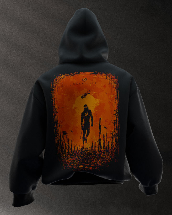 Half-Life 2 Oversize Hoodie – ön yüz