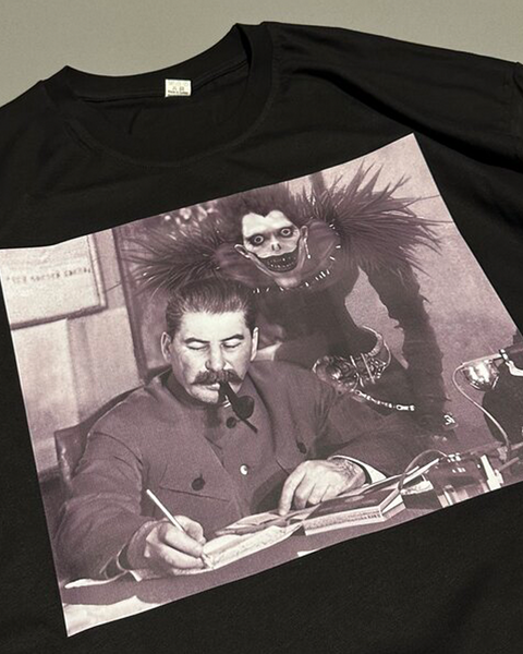 RYUK X STALIN DEATH NOTE OVERSIZE TİŞÖRT – 1. görsel