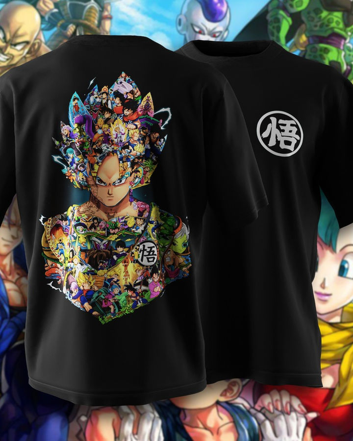 Goku Dragon Ball Oversize Tişört – ön yüz