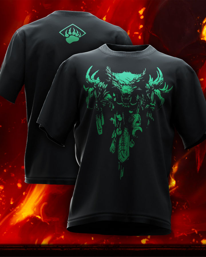 Diablo 4 V2 Oversize Tişört – ön yüz