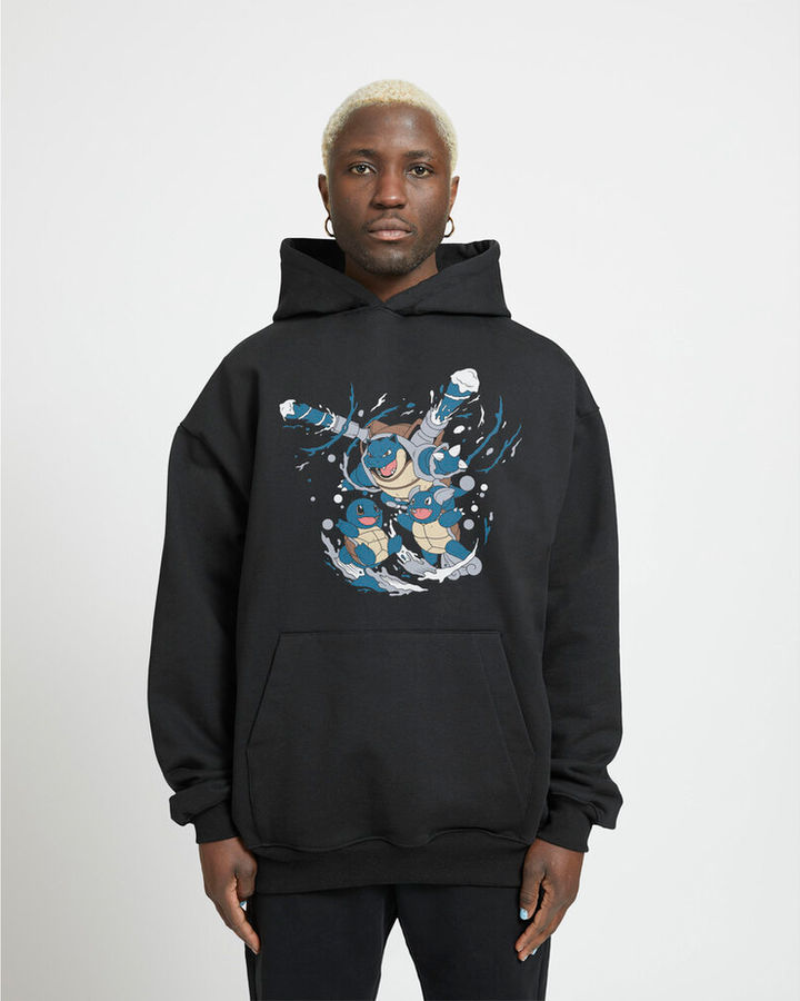 Blastoise Pokemon Oversize Hoodie – ön yüz